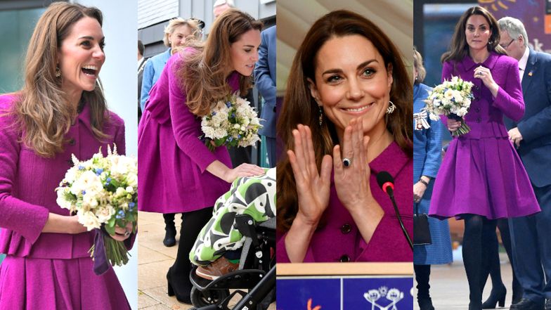 "Zwyczajna" Kate Middleton podróżuje pociągiem w stylizacji za 17 tysięcy (ZDJĘCIA)