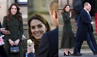 Księżna Kate i książę William posyłają uśmiechy na pierwszym publicznym wystąpieniu od "Megxitu" (ZDJĘCIA)