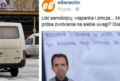 List samobójcy na przystanku w Sobolewie. "Myszko kocham Cię. Pa"