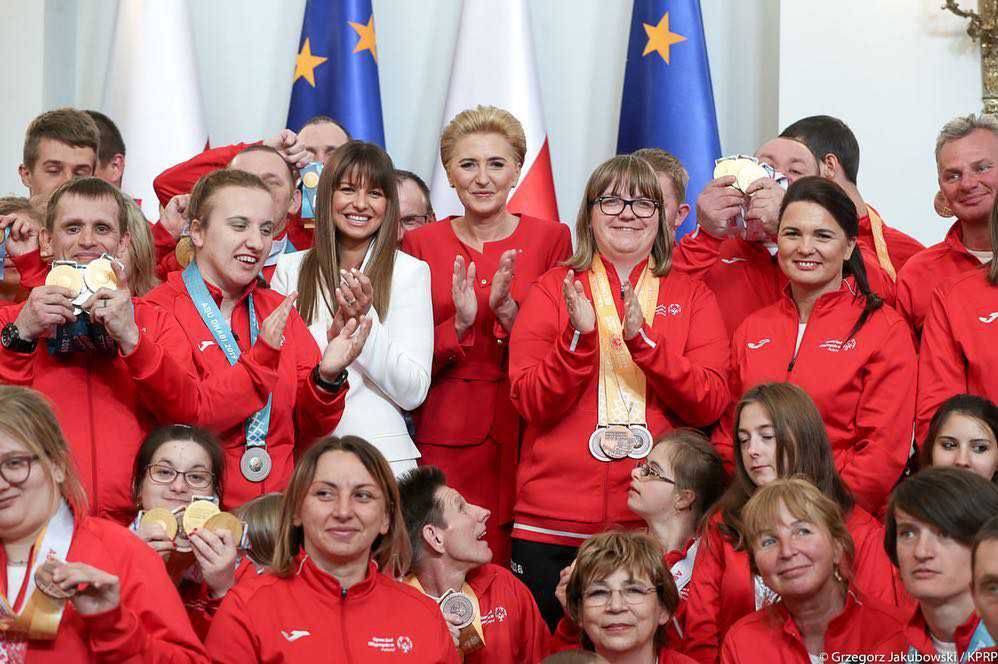 Zdjęcia ze spotkania Agaty Dudy i Anny Lewandowskiej