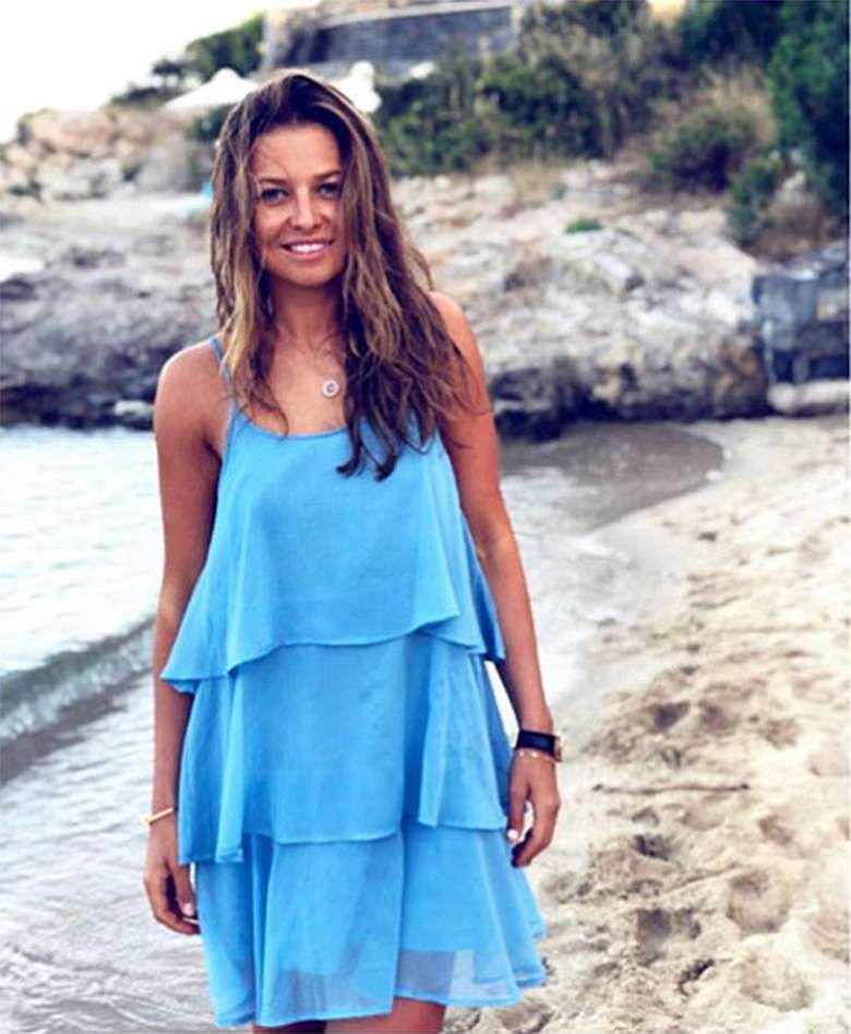 Anna Lewandowska w sukience z Mango