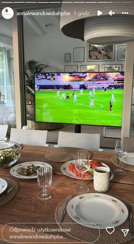 Anna Lewandowska pokazała salon i telewizor
