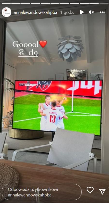 Anna Lewandowska pokazała salon i telewizor