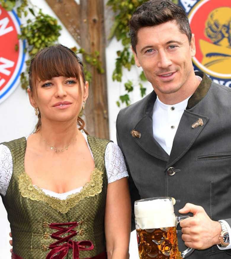 Anna Lewandowska i Robert Lewandowski na Oktoberfest 2019
