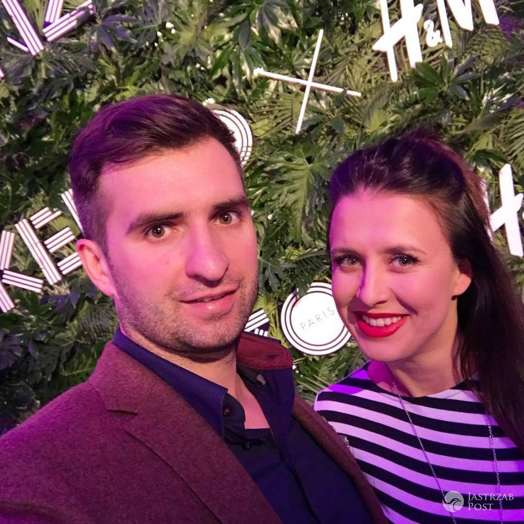 Milena Lewandowska z mężem