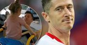 Robert Lewandowski ćwiczy na siłowni z Klarą. Wideo jest już hitem sieci