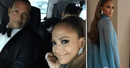 Jennifer Lopez pokazała kreację na MET Gala 2017! To jej pierwsze oficjalnie wyjście z Alexem Rodriguezem