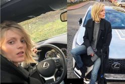 Warszawski salon Lexusa pochwalił się zdjęciem klientki. Anja Rubik wybrała hybrydowego SUV-a