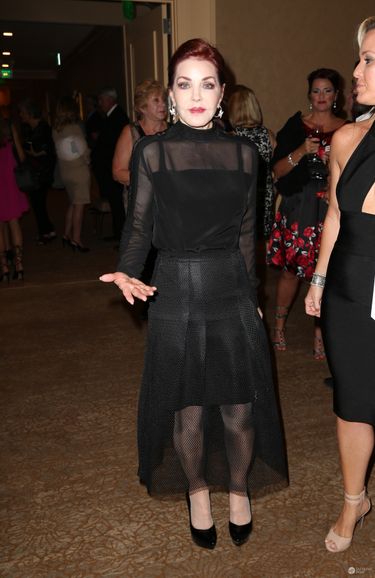 Beverly Hills, CA - October 24 Priscilla Presley Attending '2015 Last Chance for Animals Annual Benefit Gala_Inside' At The Beverly Hilton Hotel On October 24, 2015. Photo Credit: Faye Sadou / Retna Ltd. /MediaPunch