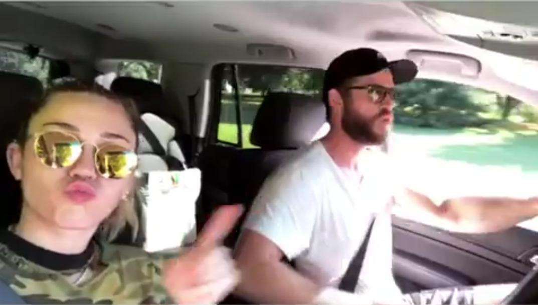 Miley Cyrus i jej narzeczony Liam