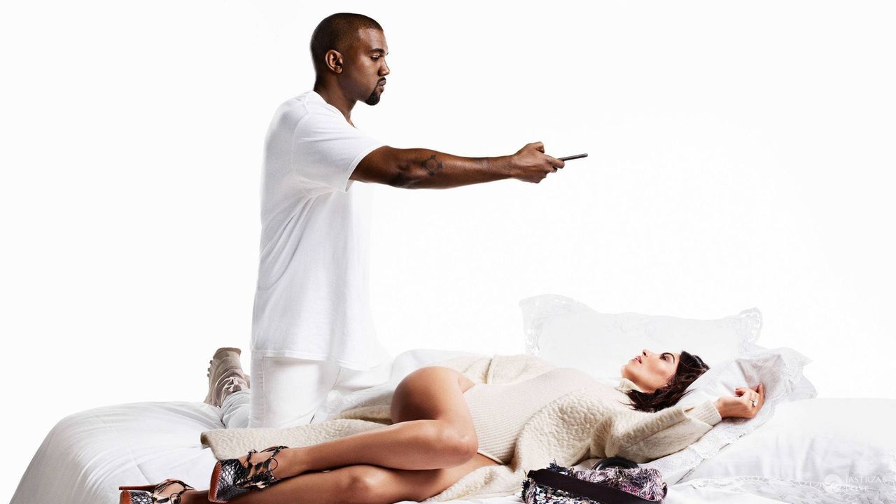 Kim Kardashian i Kanye West w Harper's Bazaar