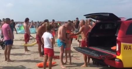 Nagrał wstrząsające sceny nad Bałtykiem. "Ludzie, doceńcie tych ratowników! Oni ciągle widzą śmierć"