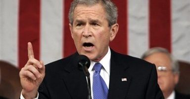 Bush obiecuje kontynuować walkę o demokrację