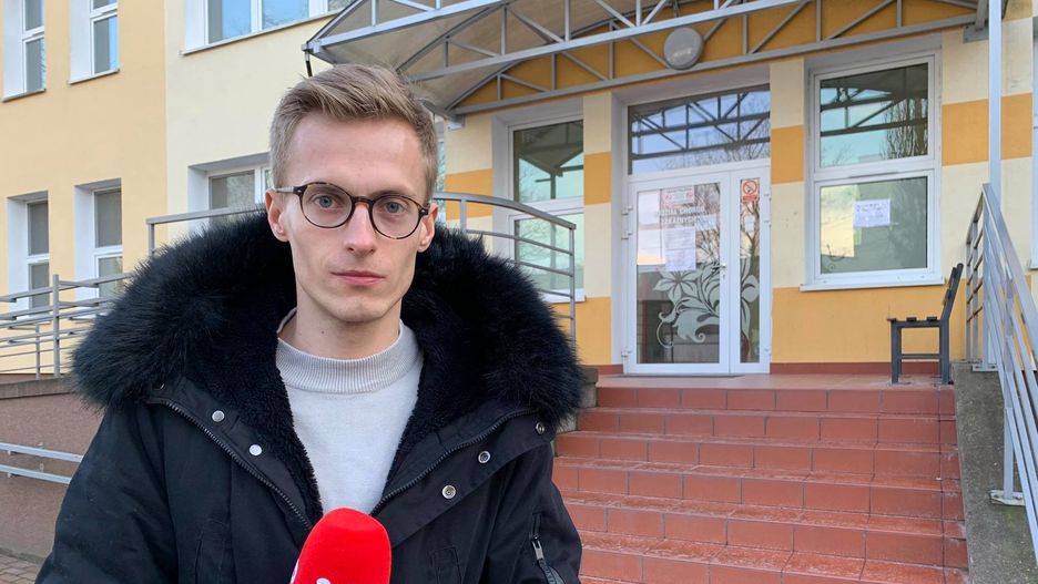 Koronawirus w Polsce. Reporter WP jest pod szpitalem w Zielonej Górze