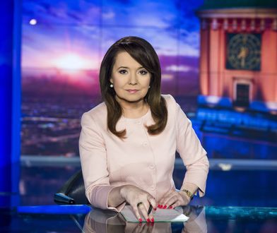 Holecka nie potrafiła ukryć uśmiechu. Cieszyła się na wizji z wygranej PiS