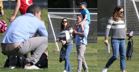 Ben Affleck niechcący pokazuje pośladki na spotkaniu z byłą żoną i dziećmi (ZDJĘCIA)