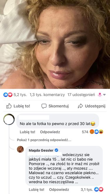 Magda Gessler odpowiada na hejt