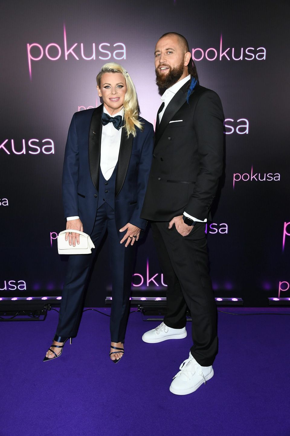 Maria Sadowska, Adrian Łabanowski - premiera filmu Pokusa
