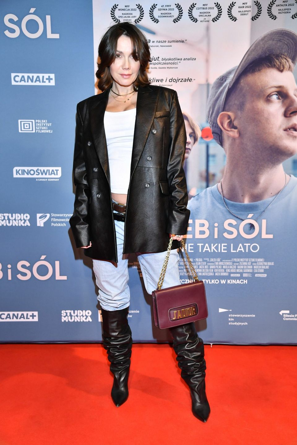 Olga Bołądź - Premiera filmu Chleb i sól
