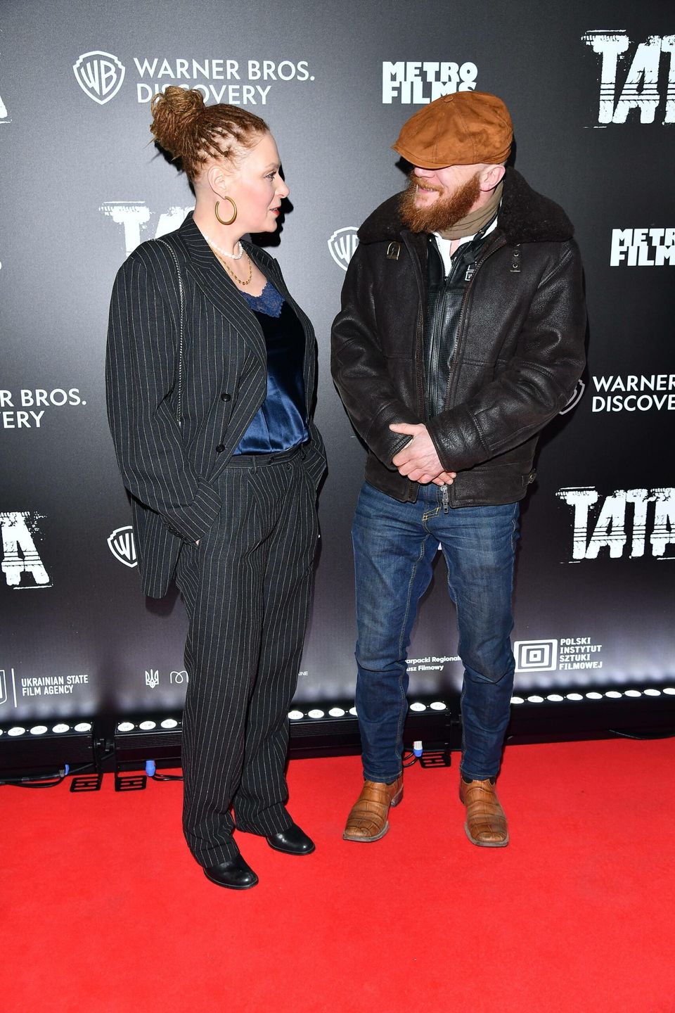 Eryk Lubos, Anna Maliszewska - premiera filmu Tata