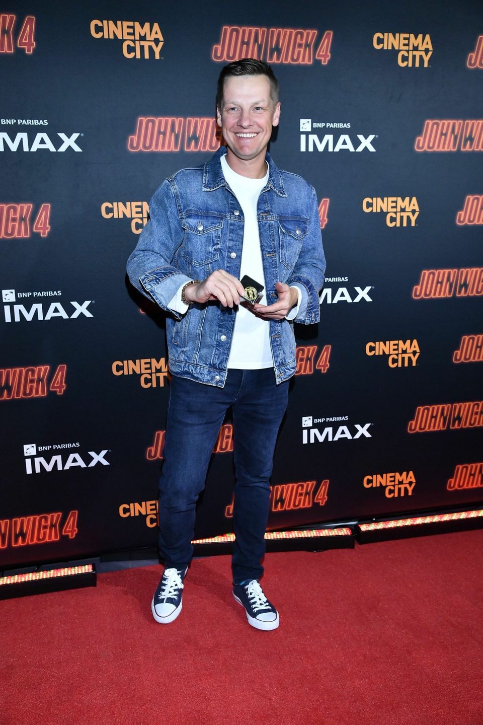 Marcin Mroczek - premiera filmu John Wick 4 (fot. KAPiF)