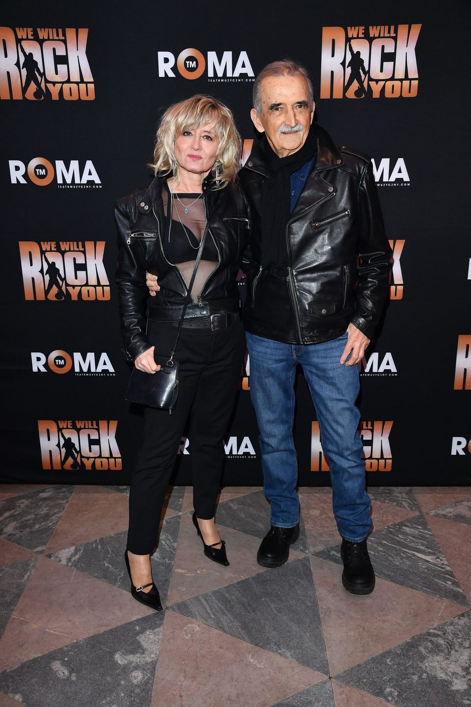 Marek Koterski, Małgorzata Bogdańska - premiera musicalu We Will Rock You (fot. KAPiF)