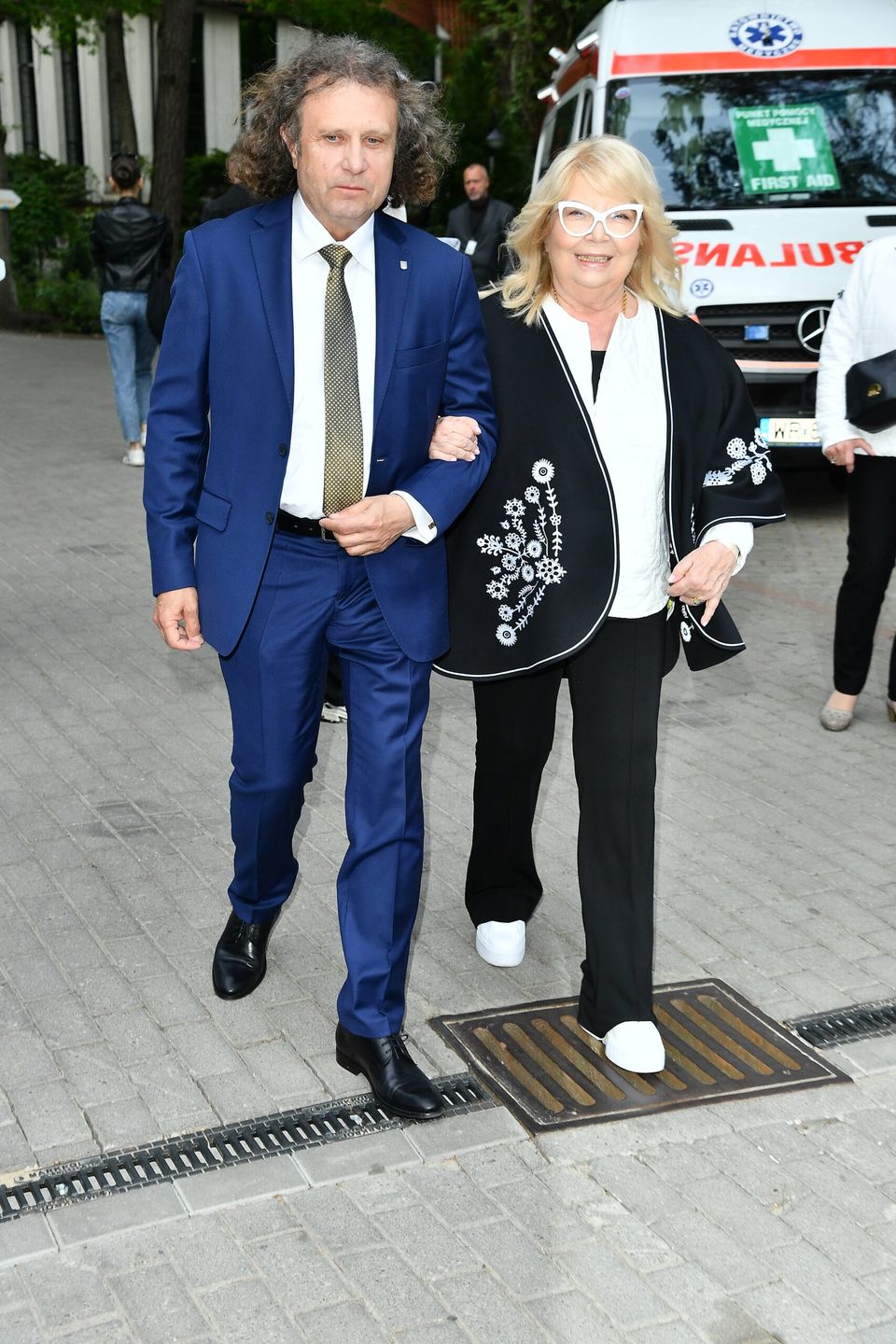 Jacek Karnowski i Nina Terentiew  - Sopot SuperHit Festiwal 2023. Gwiazdy drugiego dnia (fot. KAPIF)