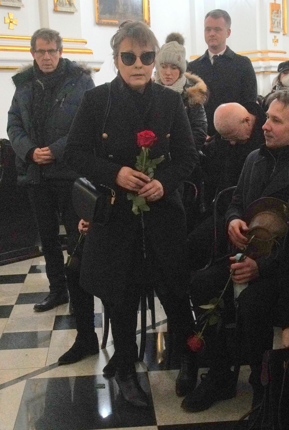Justyna Sieńczyłło - pogrzeb Emiliana Kamińskiego