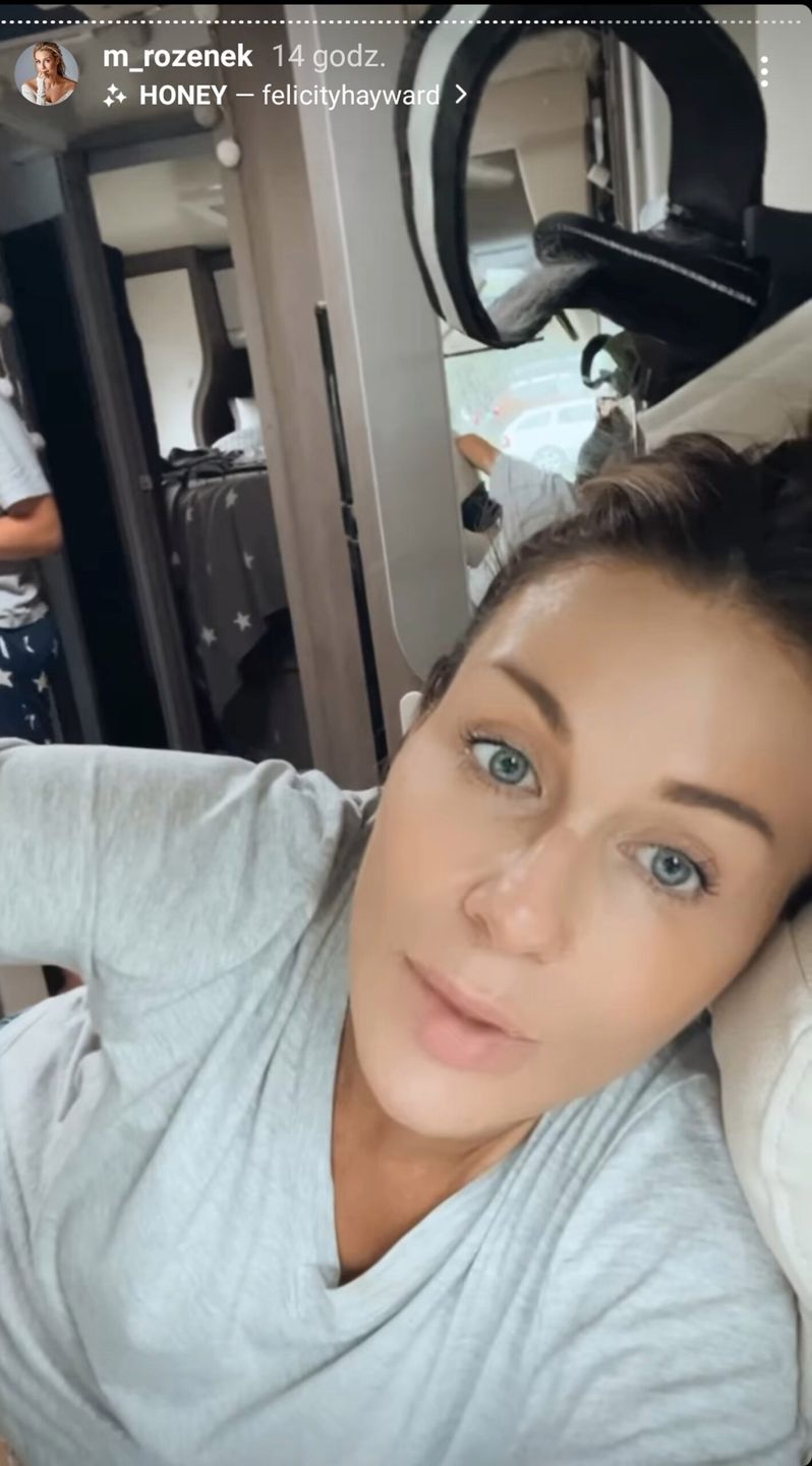 Małgorzata Rozenek zmęczona życiem w kamperze