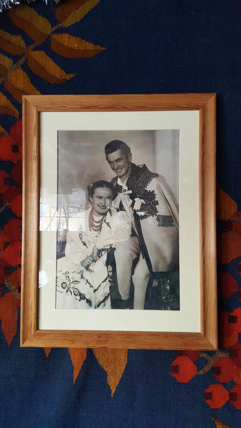 Zofia Karpiel-Bułecka z mężem Bolesławem