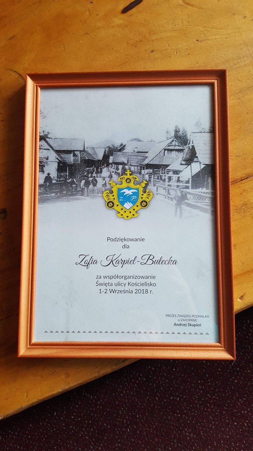 Zofia Karpiel-Bułecka - wnętrze karczmy