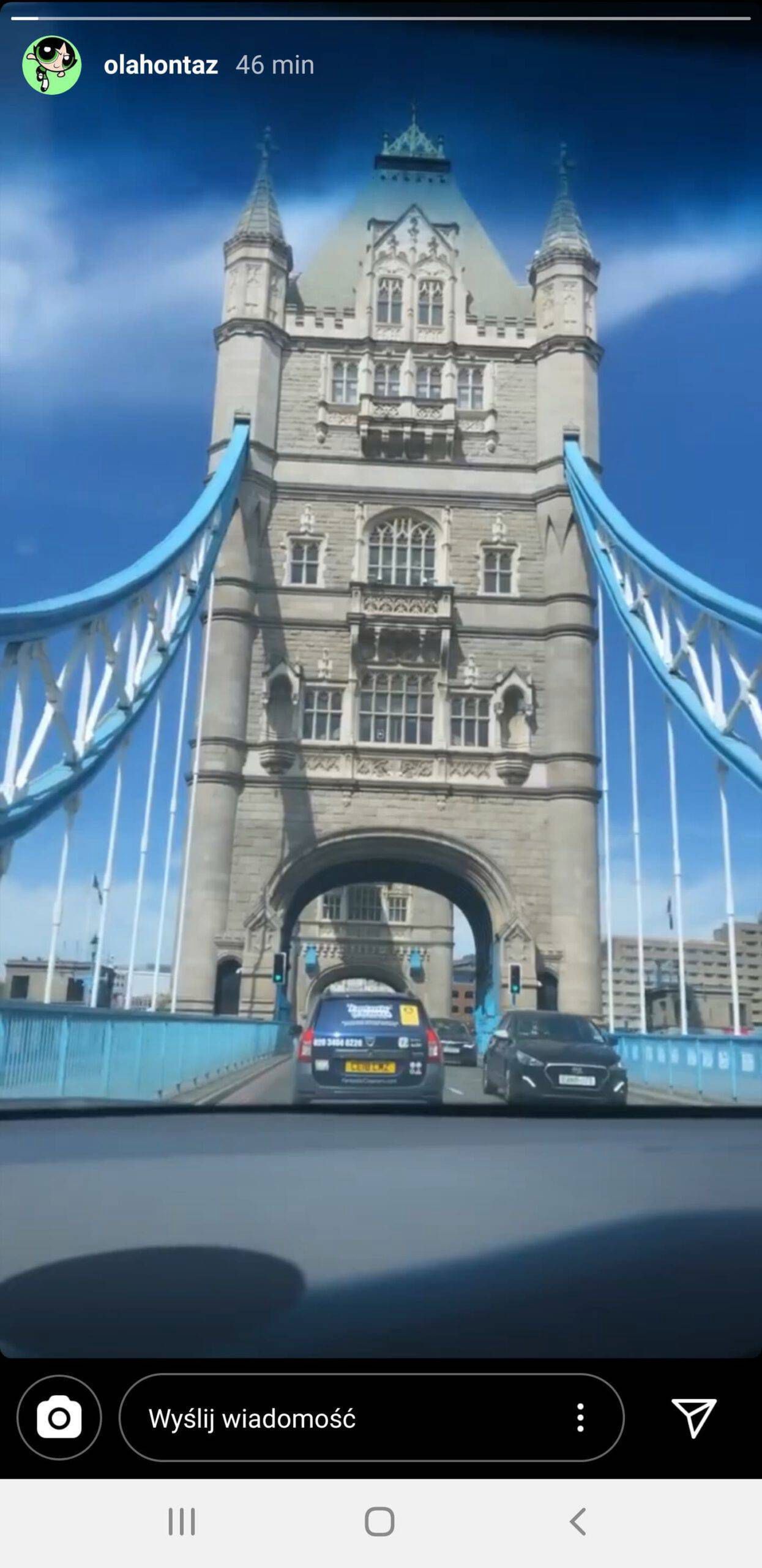 Ola Kowalska na London Bridge