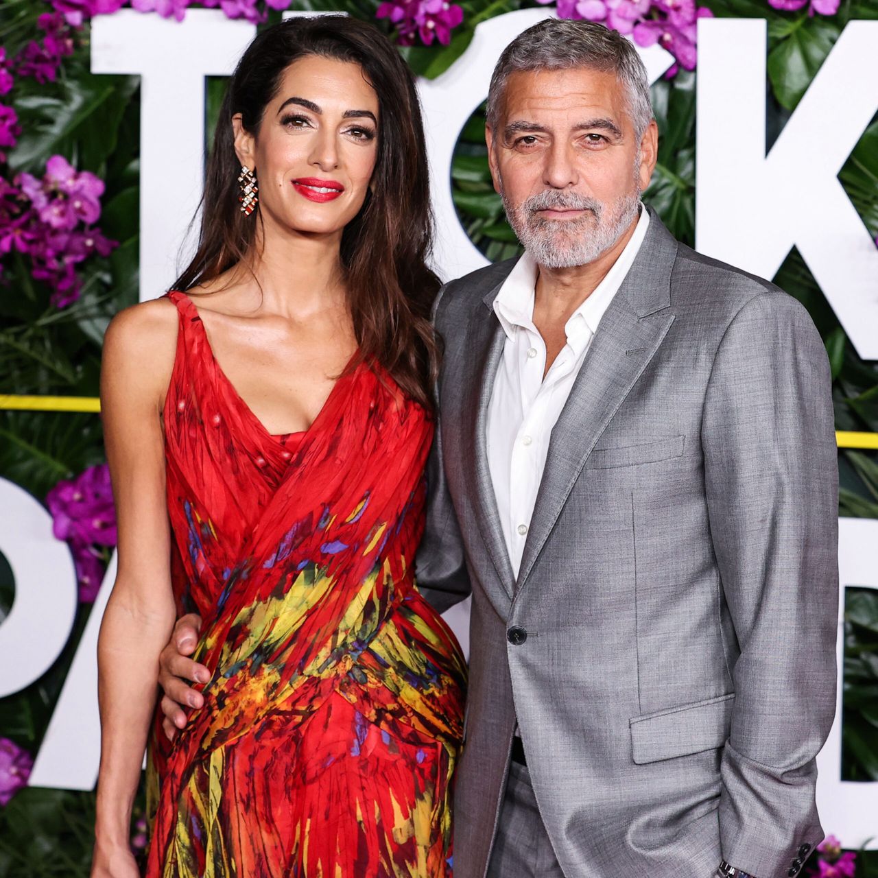 George Clooney  i Amal Clooney (fot. ONS)