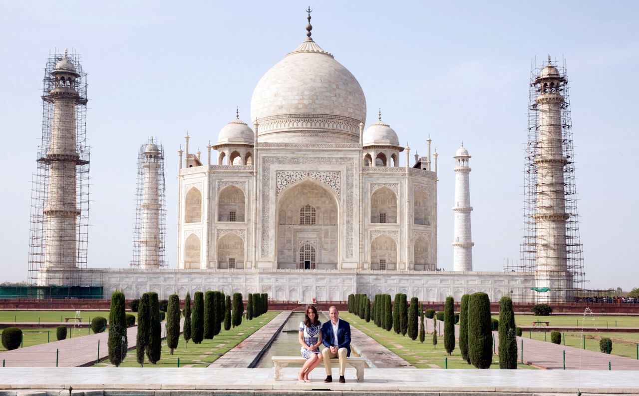 Księżna Kate, książę William - Taj Mahal
