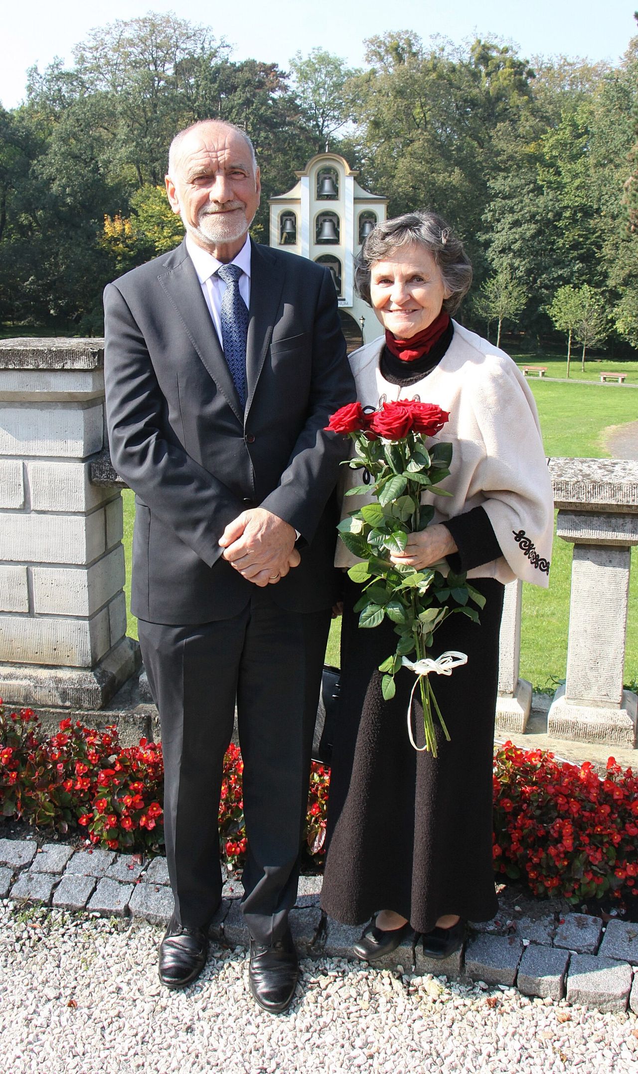 Janina Milewska-Duda wraz z mężem Janem Dudą. Fot. Wikipedia