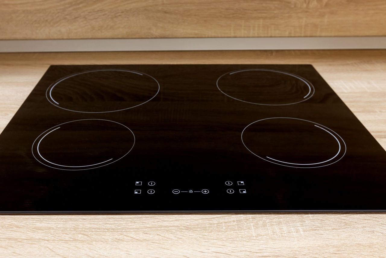 Electric Hob in The kitchen