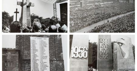 Około 200 tysięcy ludzi świętowało pierwsze oficjalne obchody rocznicowe Poznańskiego Czerwca w 1981 roku