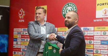 Warta Poznań zaprezentowała nowego trenera