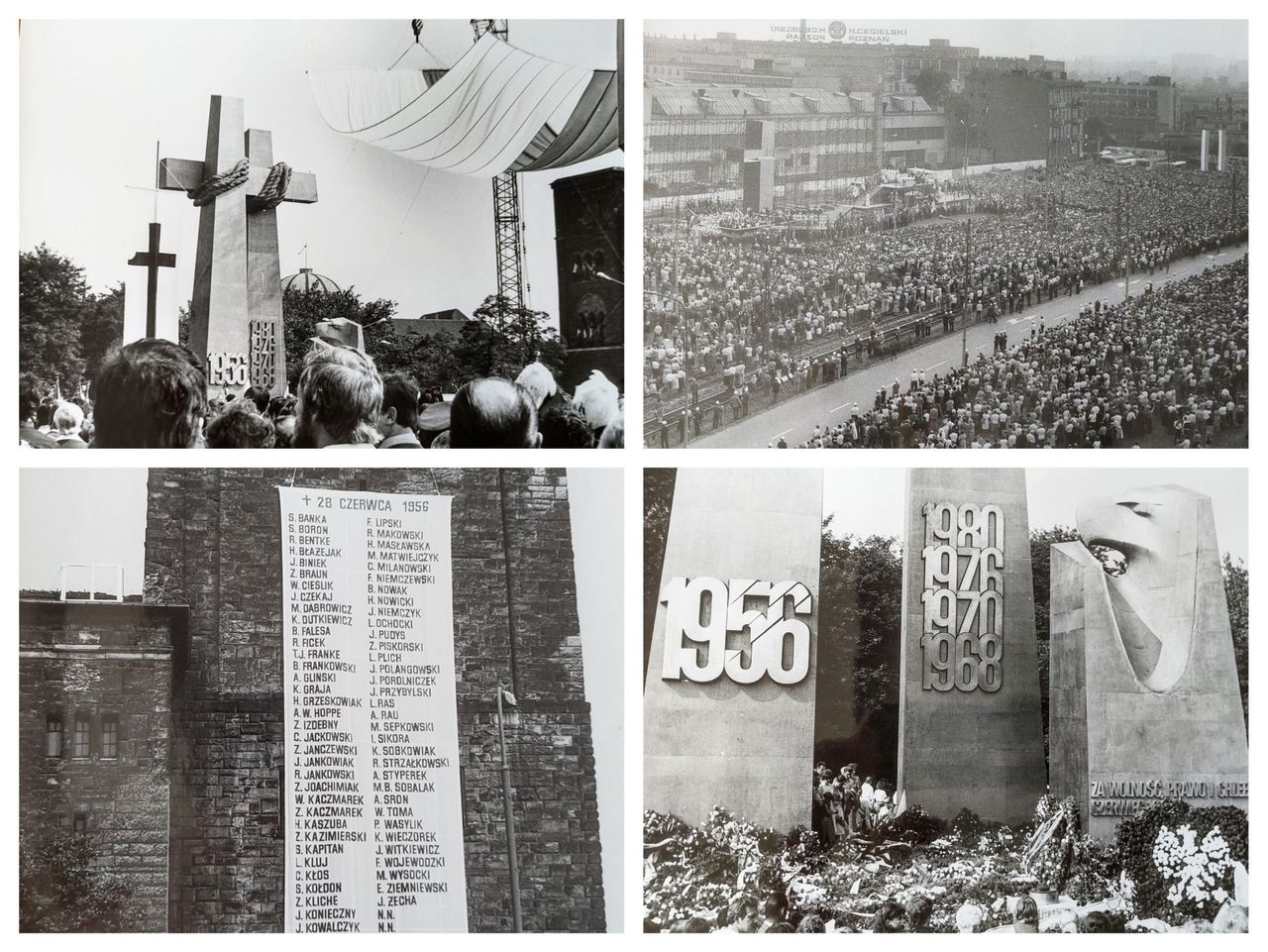 Około 200 tysięcy ludzi świętowało pierwsze oficjalne obchody rocznicowe Poznańskiego Czerwca w 1981 roku