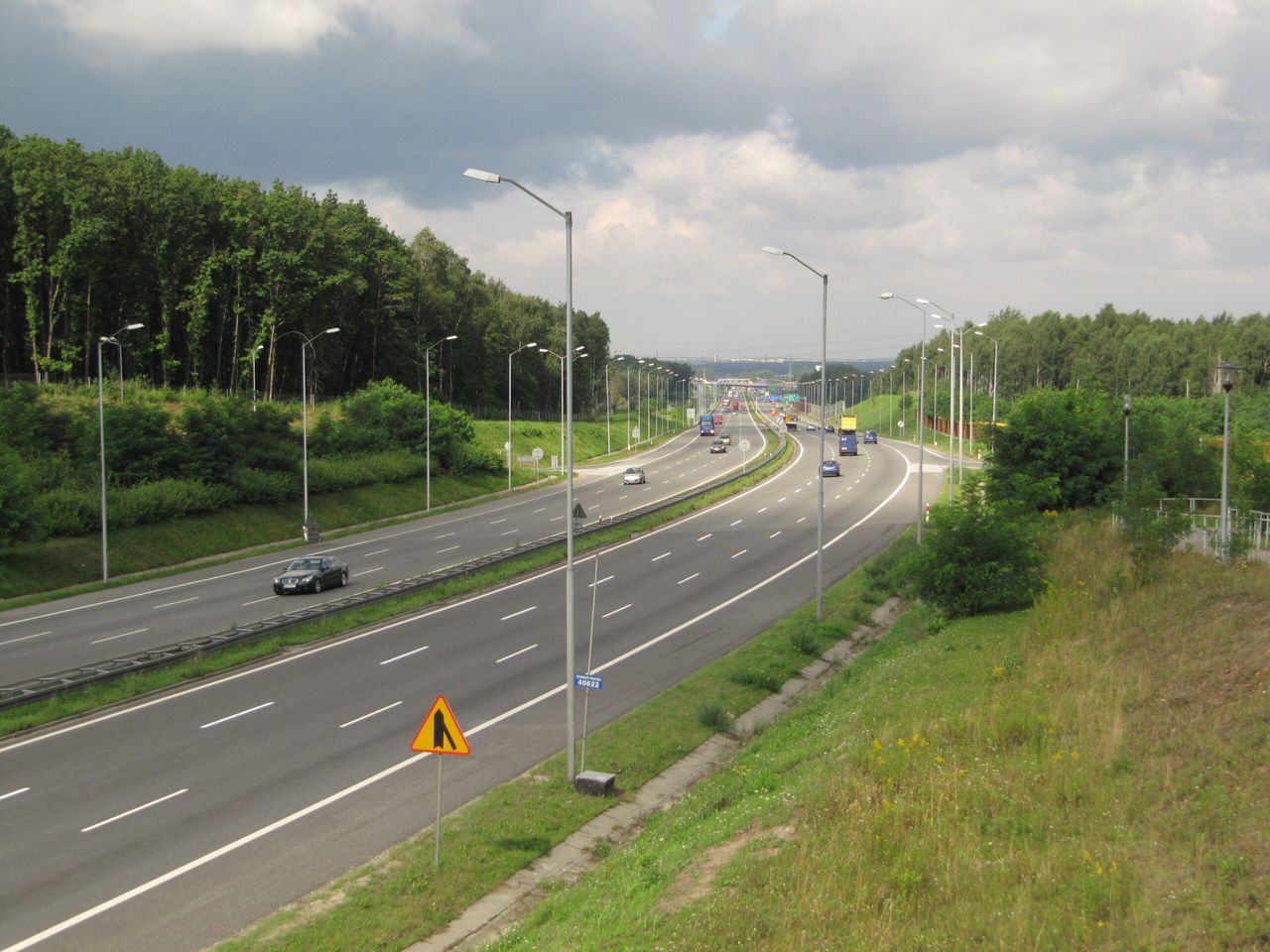 A4: zapadła się ziemia, duże utrudnienia w rejonie Mysłowic