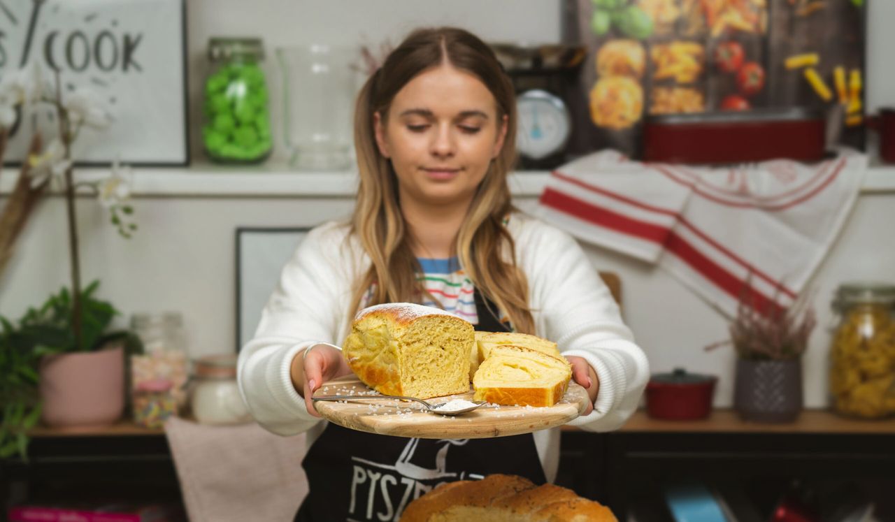 Chleb ziemniaczany z mozzarellą. Idealnie puszysty i wilgotny