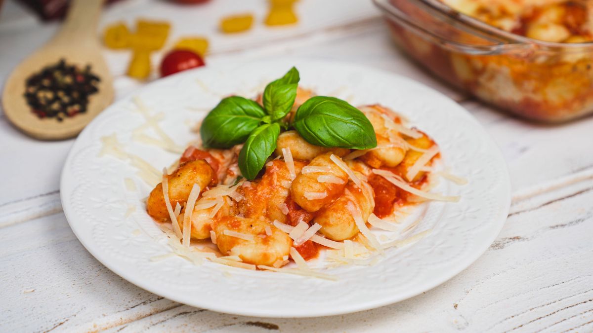 Zapiekane gnocchi- Pyszności