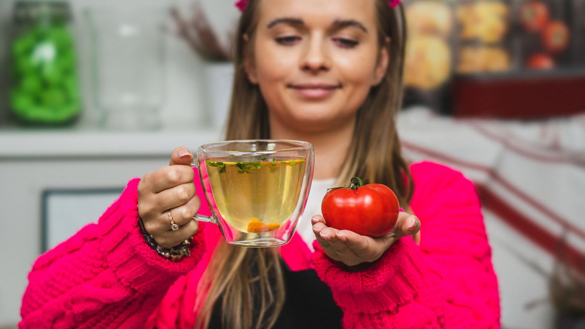 Klarowna zupa pomidorowa- Pyszności