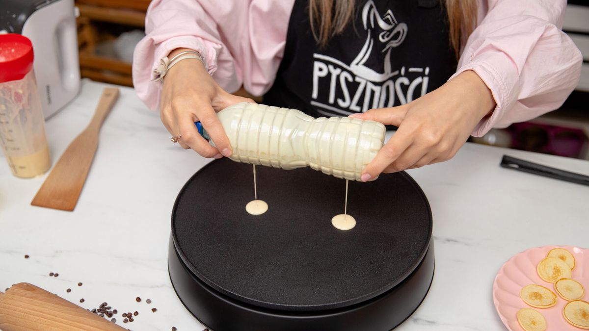 Mini pancakes z butelki- Pyszności
