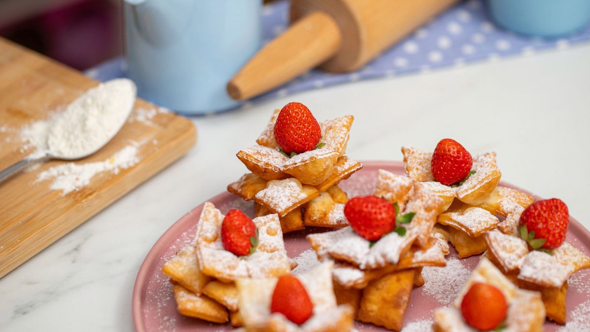 Smażone kwiatki- Pyszności