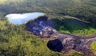 Kanada. Jezioro, które "spadnie" z klifu. Efekt zmian klimatycznych