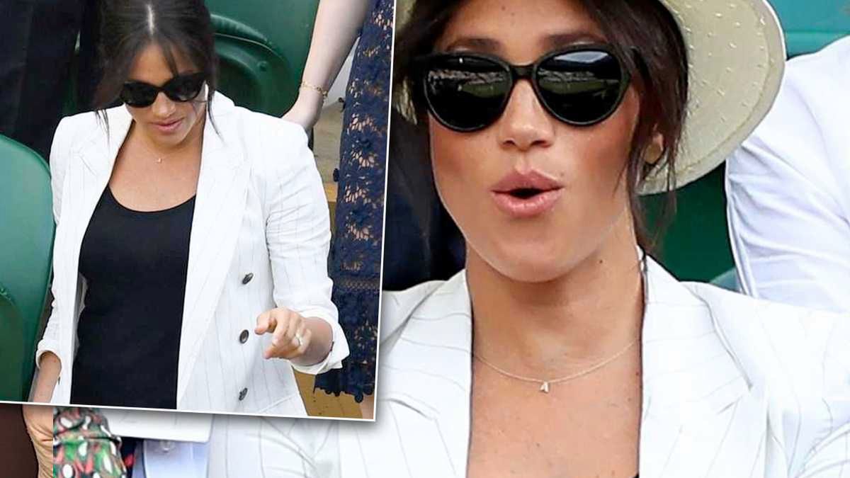 Stylowa Meghan Markle z przyjaciółkami pojawiła się na kortach Wimbledonu! Młoda mama wyglądała jak nastolatka!