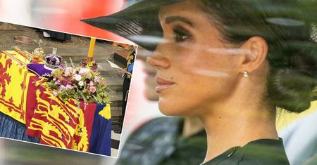 Brytyjska telewizja nie chciała pokazywać Meghan w czasie pogrzebu królowej. Wystarczyły dwa sprytne posunięcia, by była niewidoczna dla kamer