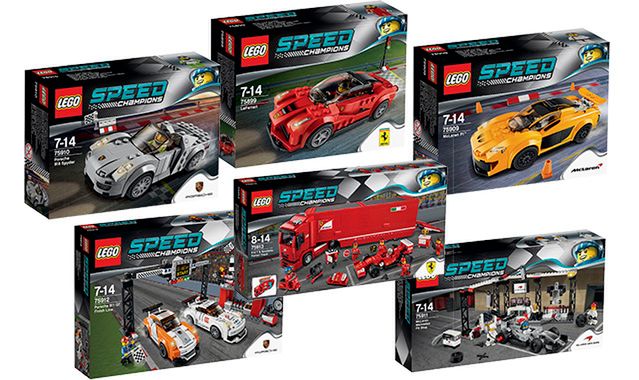 Nowe zestawy LEGO - Ferrari, Porsche i McLaren