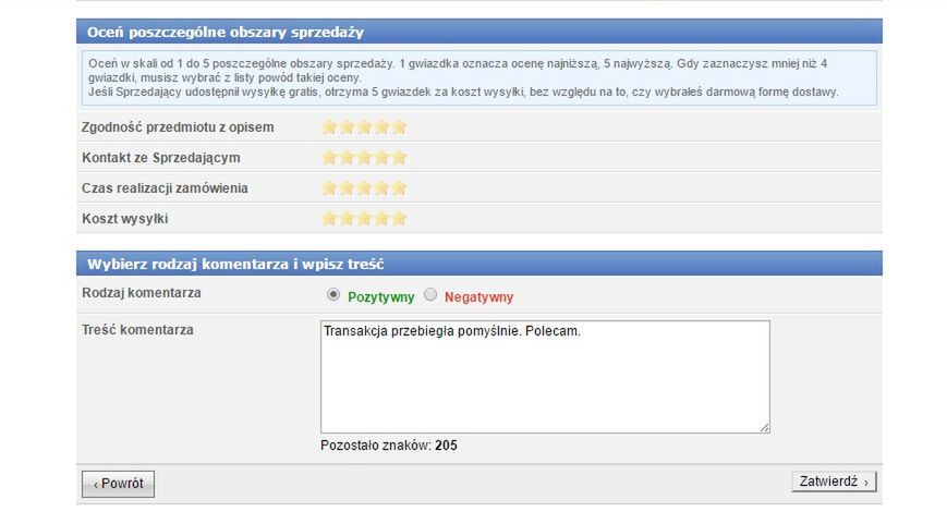 Wystawił negatywa na Allegro. Sprzedawca zagroził sądem 